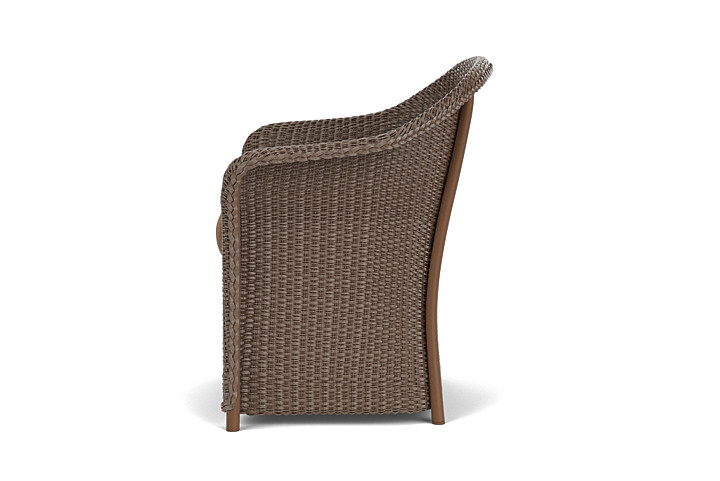 Lloyd Flanders™ Weekend Retreat Dining Armchair - Bark, Canvas Natural