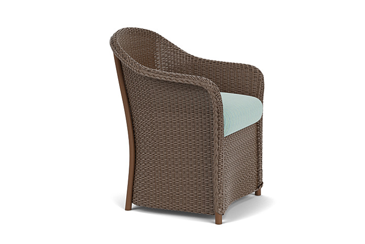 Lloyd Flanders™ Weekend Retreat Dining Armchair - Bark, Unearth Dew