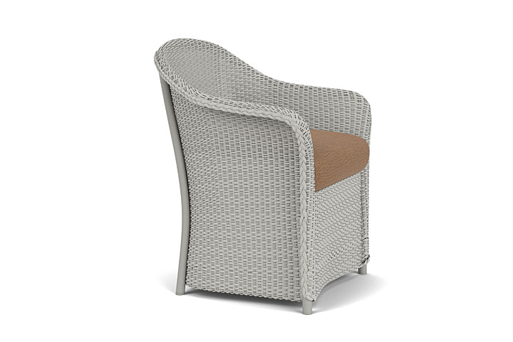 Lloyd Flanders™ Weekend Retreat Dining Armchair - Platinum, Canvas Natural