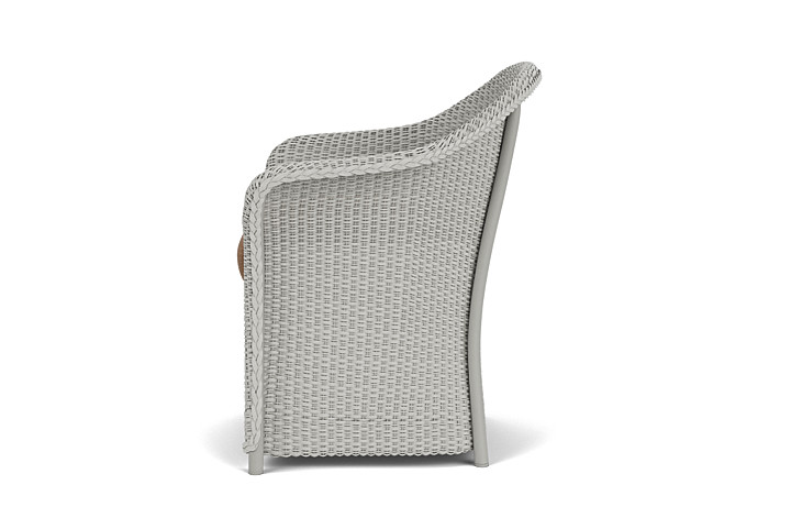 Lloyd Flanders™ Weekend Retreat Dining Armchair - Platinum, Canvas Natural