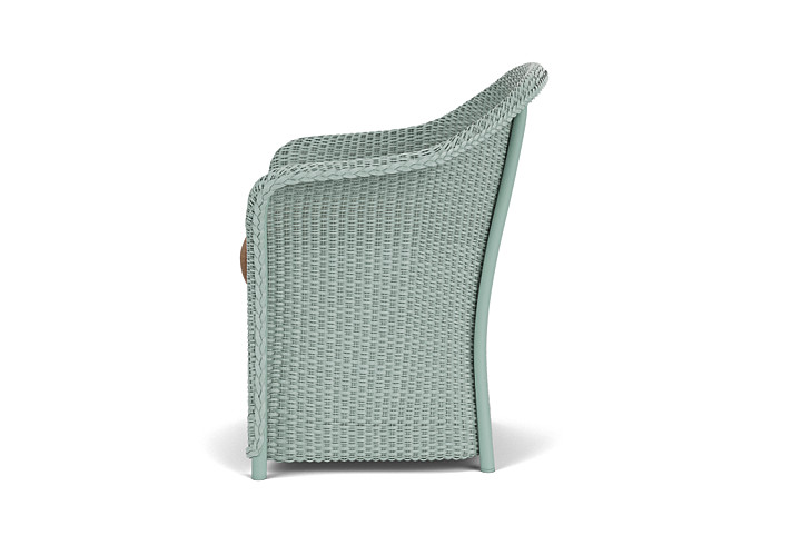 Lloyd Flanders™ Weekend Retreat Dining Armchair - Sea Glass, Canvas Natural