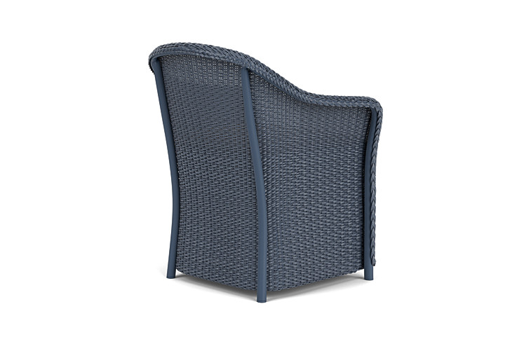 Lloyd Flanders™ Weekend Retreat Dining Armchair - Denim Blue, Canvas Natural