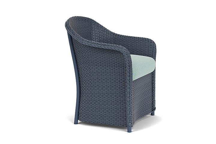 Lloyd Flanders™ Weekend Retreat Dining Armchair - Denim Blue, Unearth Dew