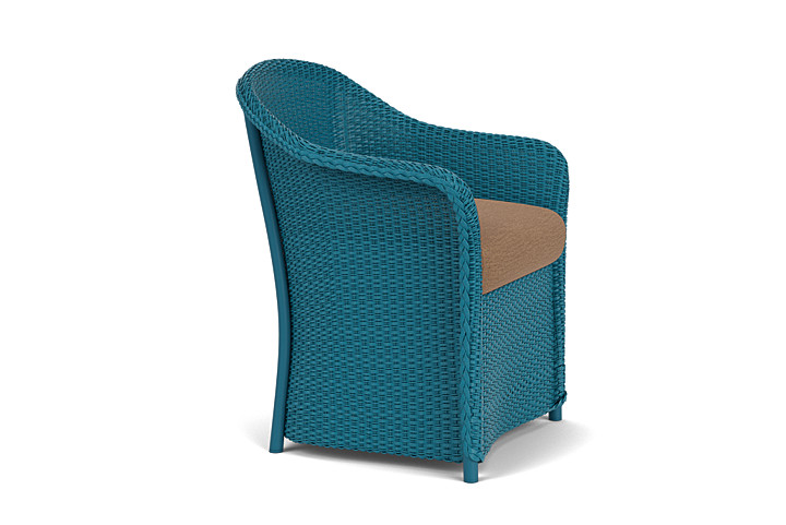 Lloyd Flanders™ Weekend Retreat Dining Armchair - Peacock, Canvas Natural