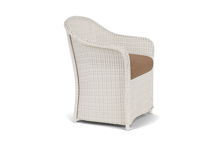 Lloyd Flanders™ Weekend Retreat Dining Armchair - Antique White, Canvas Natural