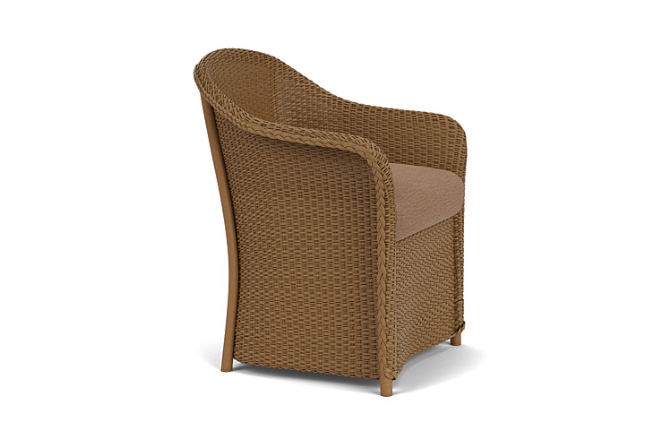 Lloyd Flanders™ Weekend Retreat Dining Armchair - Hickory, Canvas Natural