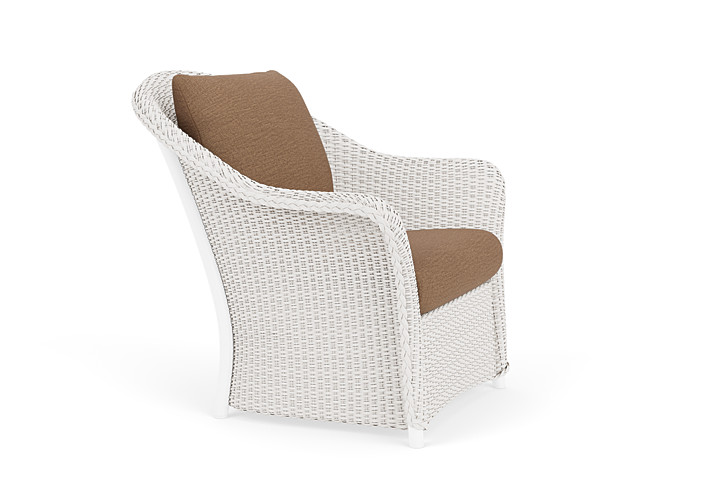 Lloyd Flanders™ Weekend Retreat Lounge Chair - White, Canvas Natural