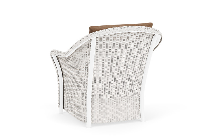 Lloyd Flanders™ Weekend Retreat Lounge Chair - White, Canvas Natural