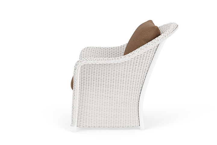 Lloyd Flanders™ Weekend Retreat Lounge Chair - White, Canvas Natural