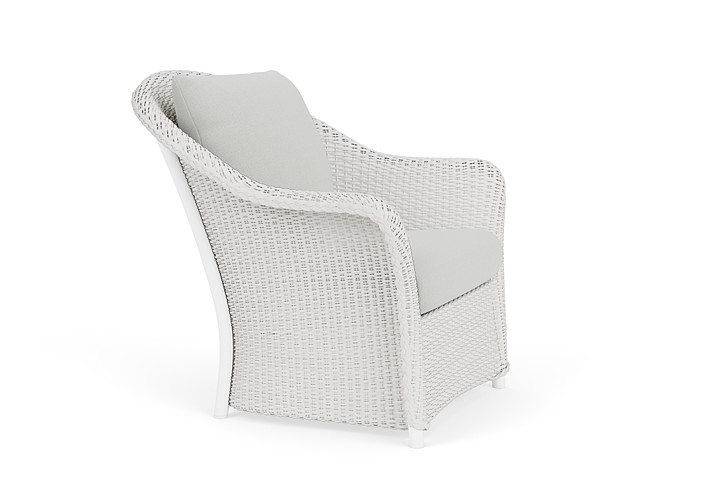 Lloyd Flanders™ Weekend Retreat Lounge Chair - Matte White, Loveboat Mint