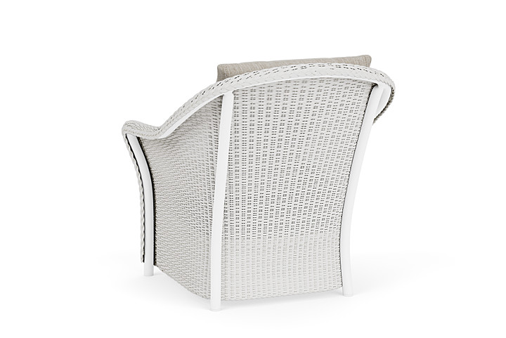 Lloyd Flanders™ Weekend Retreat Lounge Chair - Matte White, Callen Celadon