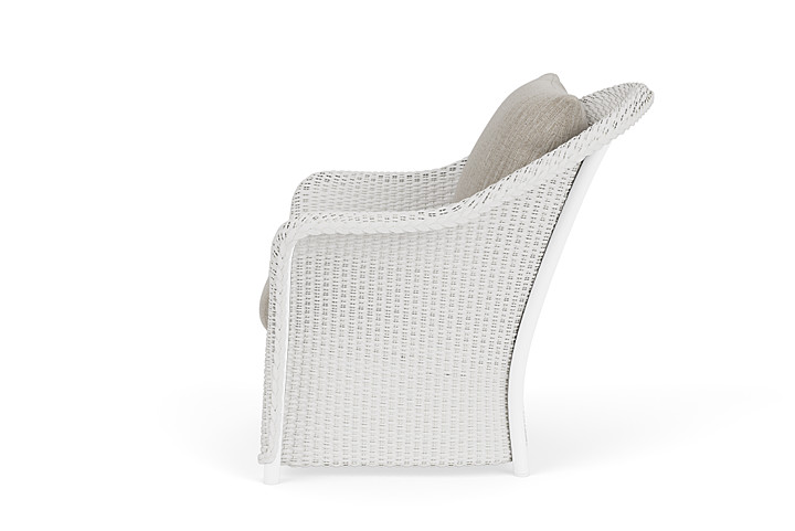 Lloyd Flanders™ Weekend Retreat Lounge Chair - Matte White, Callen Celadon