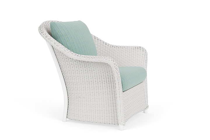 Lloyd Flanders™ Weekend Retreat Lounge Chair - Matte White, Unearth Dew