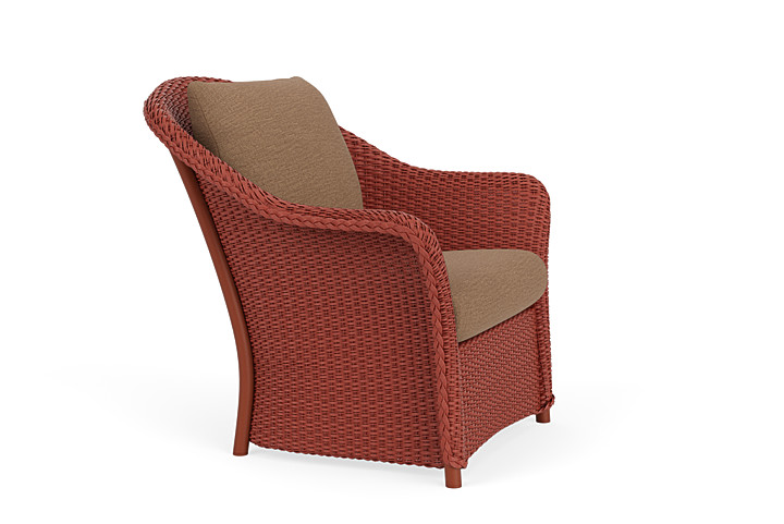 Lloyd Flanders™ Weekend Retreat Lounge Chair - Terracotta, Canvas Natural