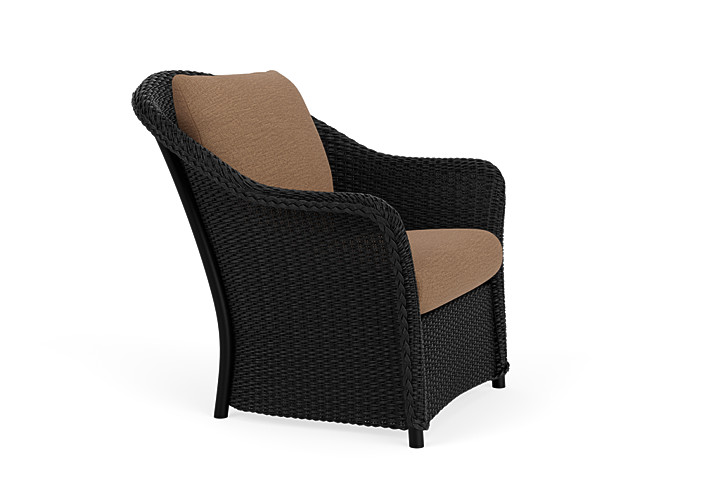 Lloyd Flanders™ Weekend Retreat Lounge Chair - Ebony, Canvas Natural