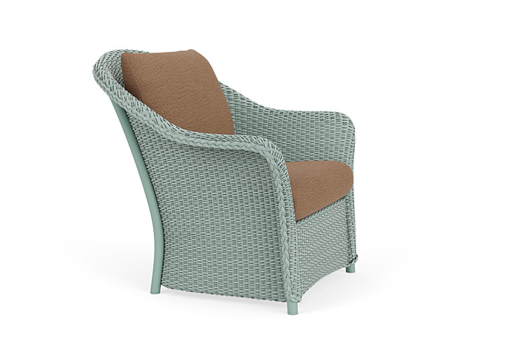 Lloyd Flanders™ Weekend Retreat Lounge Chair - Sea Glass, Canvas Natural