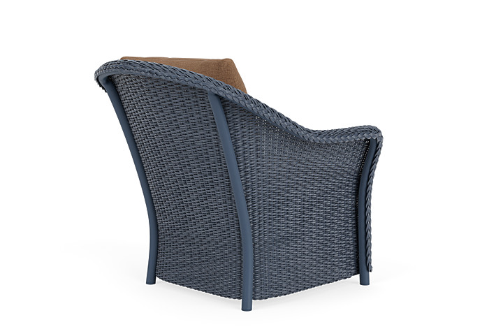 Lloyd Flanders™ Weekend Retreat Lounge Chair - Denim Blue, Canvas Natural