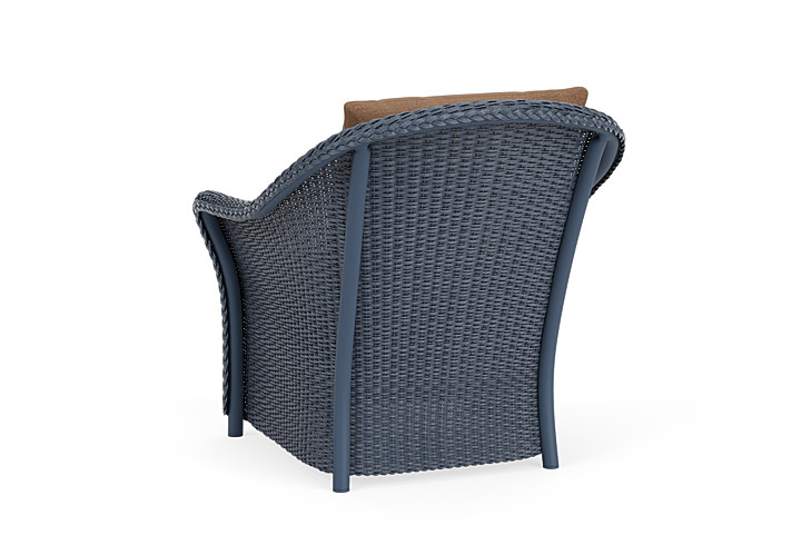 Lloyd Flanders™ Weekend Retreat Lounge Chair - Denim Blue, Canvas Natural