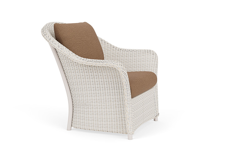 Lloyd Flanders™ Weekend Retreat Lounge Chair - Antique White, Canvas Natural