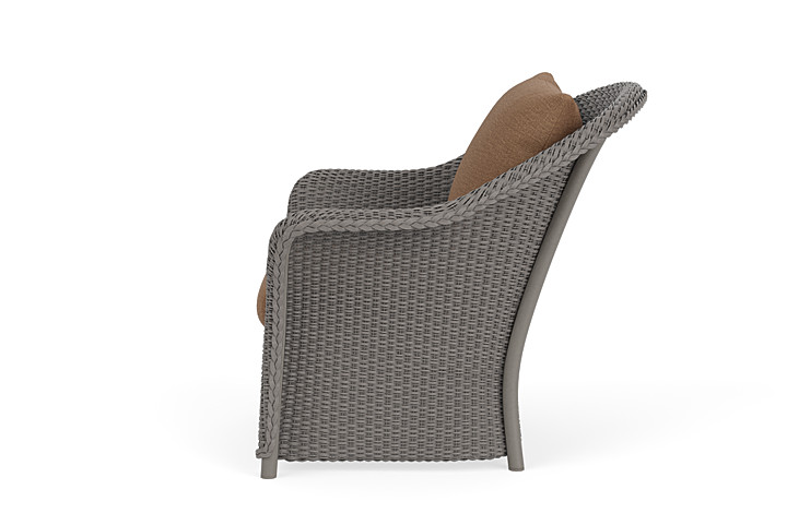 Lloyd Flanders™ Weekend Retreat Lounge Chair - Pewter, Canvas Natural