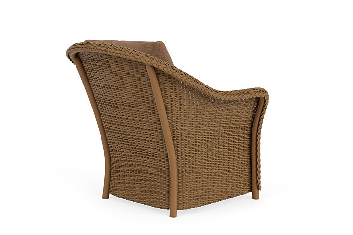 Lloyd Flanders™ Weekend Retreat Lounge Chair - Hickory, Canvas Natural