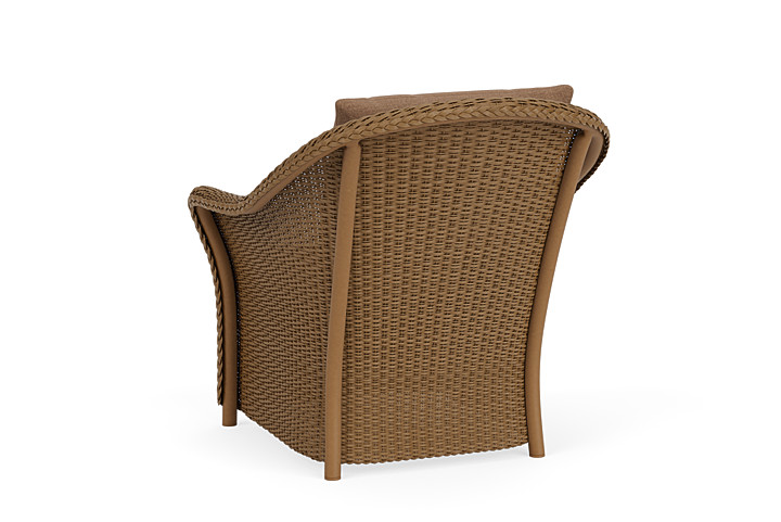 Lloyd Flanders™ Weekend Retreat Lounge Chair - Hickory, Canvas Natural