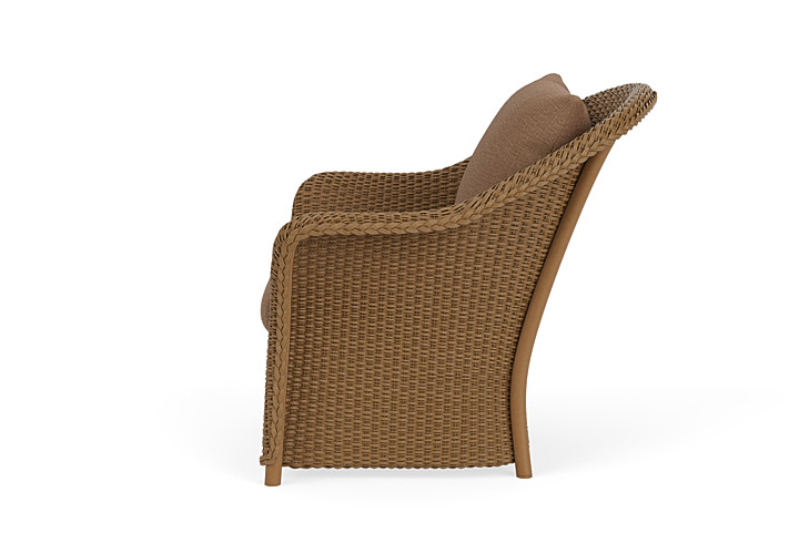 Lloyd Flanders™ Weekend Retreat Lounge Chair - Hickory, Canvas Natural