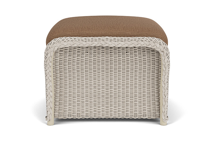 Lloyd Flanders™ Weekend Retreat Woven Ottoman - Linen, Canvas Natural