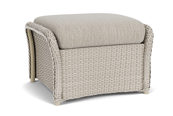 Lloyd Flanders™ Weekend Retreat Woven Ottoman - Linen, Callen Celadon