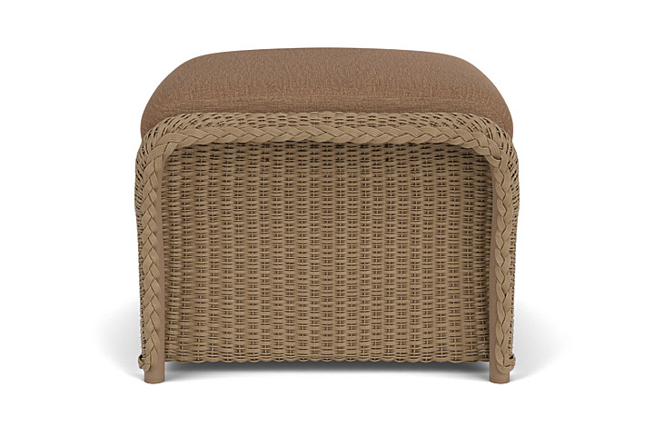 Lloyd Flanders™ Weekend Retreat Woven Ottoman - Fawn, Canvas Natural