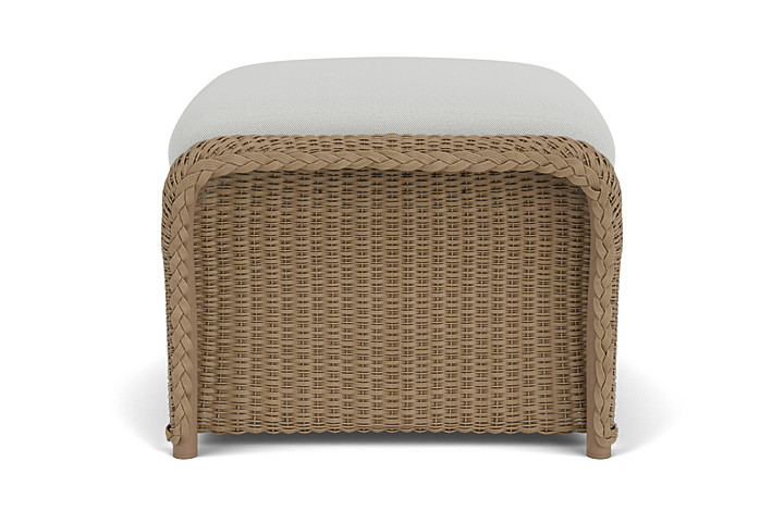 Lloyd Flanders™ Weekend Retreat Woven Ottoman - Fawn, Loveboat Mint