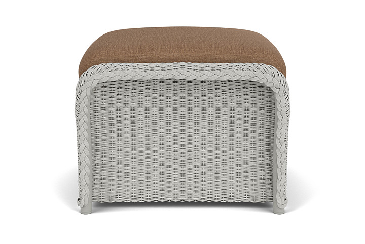 Lloyd Flanders™ Weekend Retreat Woven Ottoman - Platinum, Canvas Natural