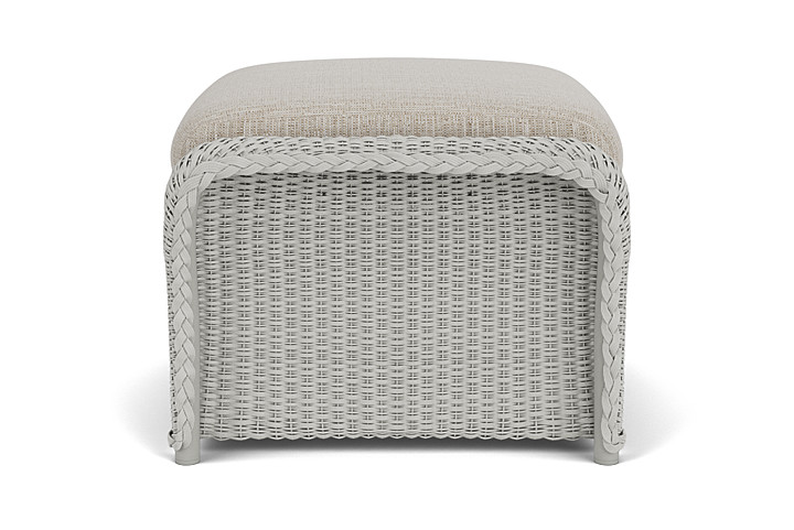 Lloyd Flanders™ Weekend Retreat Woven Ottoman - Platinum, Callen Celadon