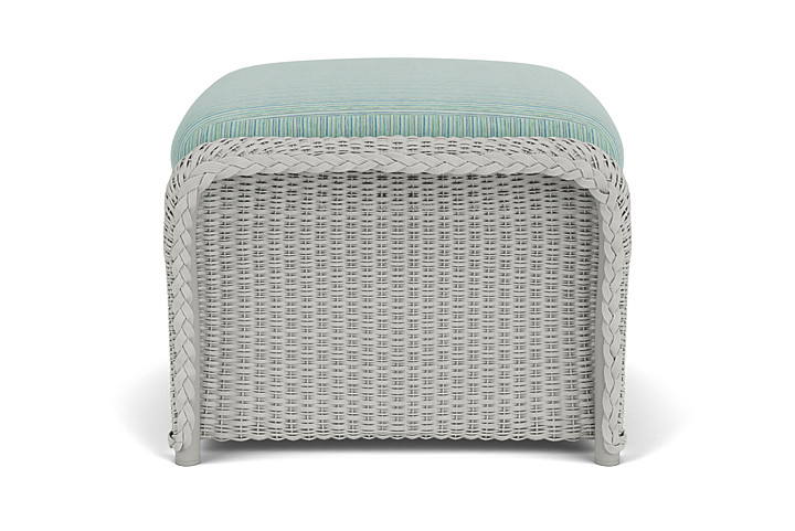 Lloyd Flanders™ Weekend Retreat Woven Ottoman - Platinum, Unearth Dew