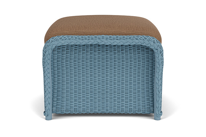 Lloyd Flanders™ Weekend Retreat Woven Ottoman - Stillwater, Canvas Natural