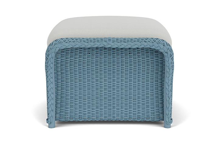 Lloyd Flanders™ Weekend Retreat Woven Ottoman - Stillwater, Loveboat Mint