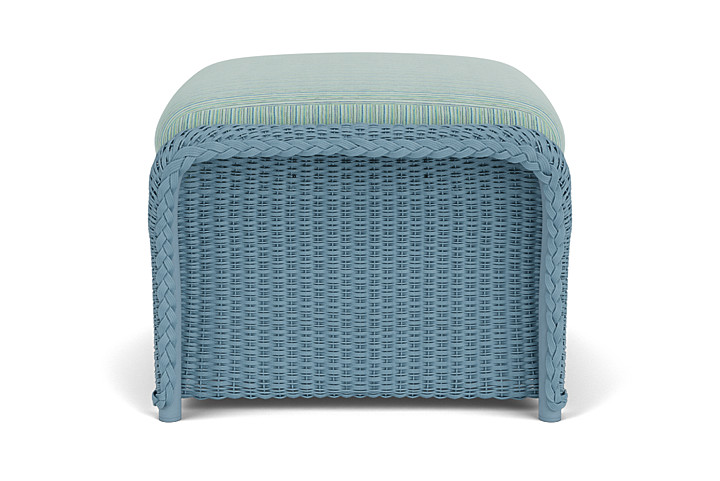 Lloyd Flanders™ Weekend Retreat Woven Ottoman - Stillwater, Unearth Dew