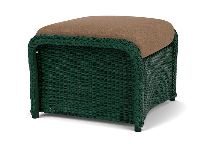 Lloyd Flanders™ Weekend Retreat Woven Ottoman - Woodland, Canvas Natural