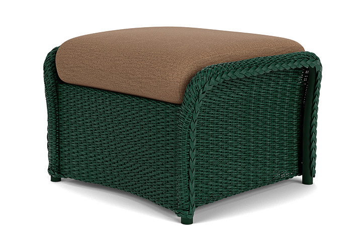 Lloyd Flanders™ Weekend Retreat Woven Ottoman - Woodland, Canvas Natural