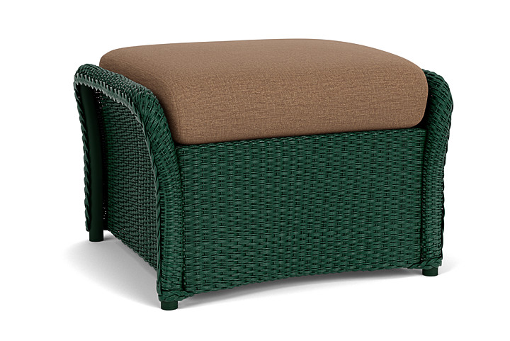 Lloyd Flanders™ Weekend Retreat Woven Ottoman - Woodland, Canvas Natural