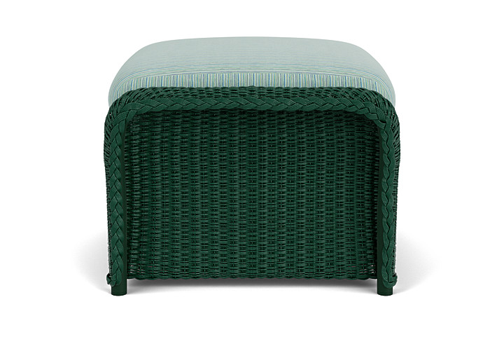 Lloyd Flanders™ Weekend Retreat Woven Ottoman - Woodland, Unearth Dew