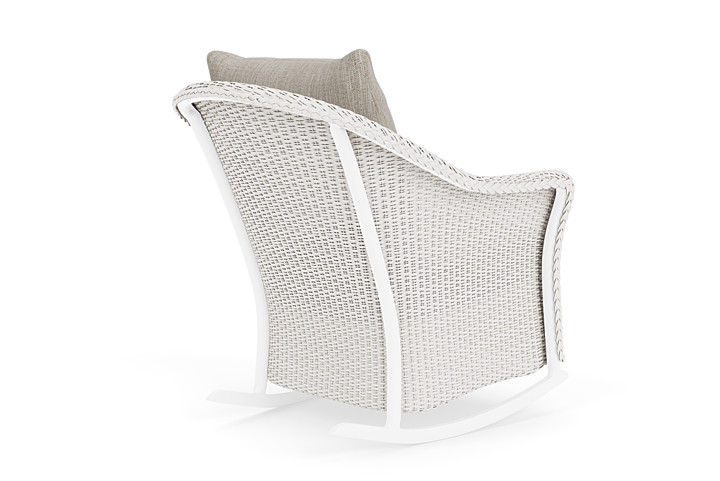 Lloyd Flanders™ Weekend Retreat Lounge Rocker - White, Callen Celadon