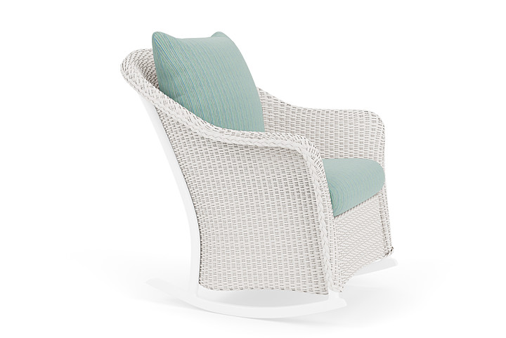 Lloyd Flanders™ Weekend Retreat Lounge Rocker - White, Unearth Dew