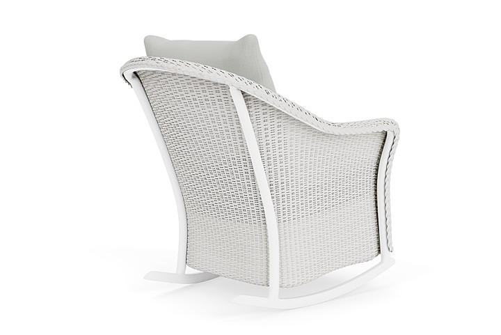 Lloyd Flanders™ Weekend Retreat Lounge Rocker - Matte White, Loveboat Mint