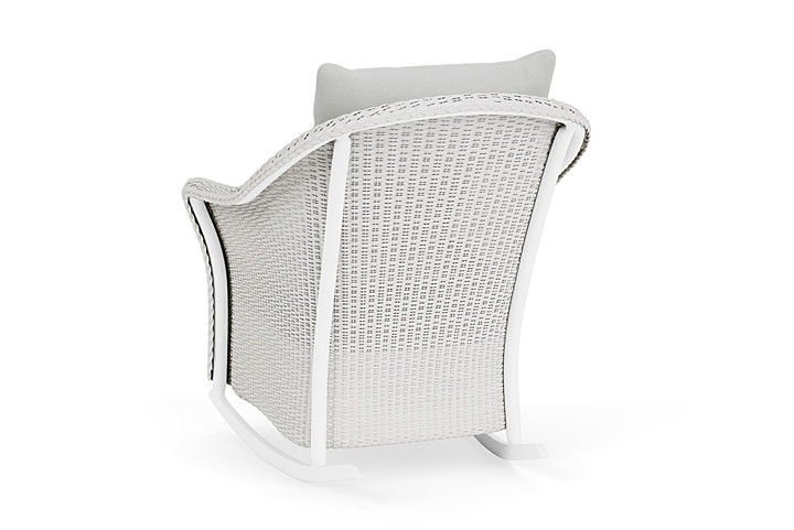 Lloyd Flanders™ Weekend Retreat Lounge Rocker - Matte White, Loveboat Mint