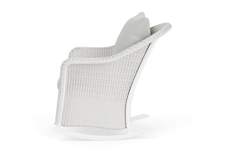 Lloyd Flanders™ Weekend Retreat Lounge Rocker - Matte White, Loveboat Mint