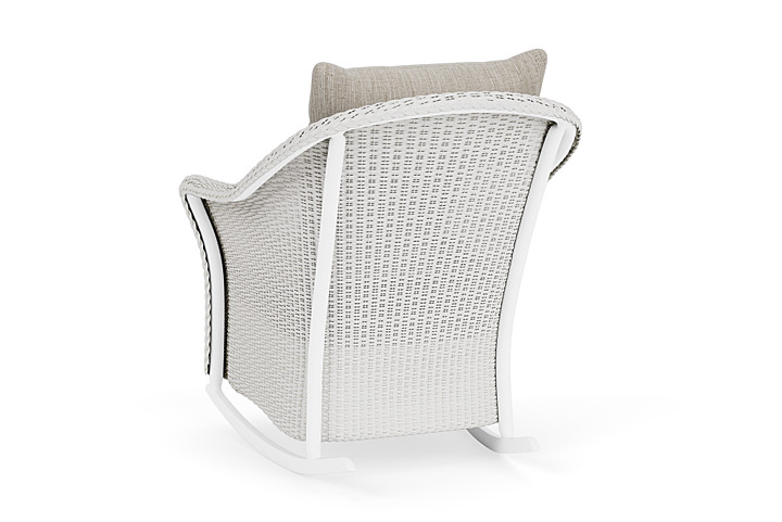 Lloyd Flanders™ Weekend Retreat Lounge Rocker - Matte White, Callen Celadon