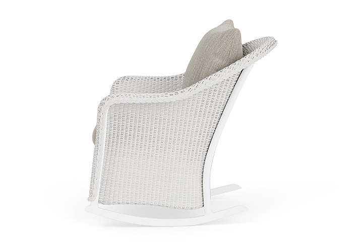 Lloyd Flanders™ Weekend Retreat Lounge Rocker - Matte White, Callen Celadon