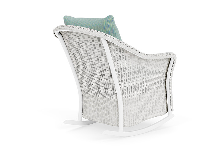 Lloyd Flanders™ Weekend Retreat Lounge Rocker - Matte White, Unearth Dew