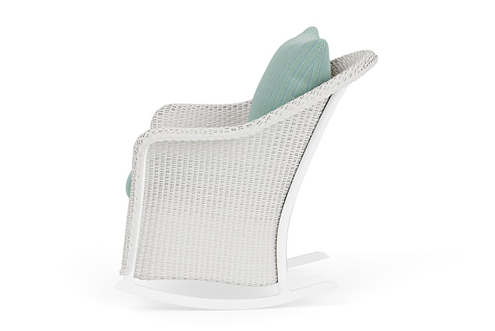 Lloyd Flanders™ Weekend Retreat Lounge Rocker - Matte White, Unearth Dew